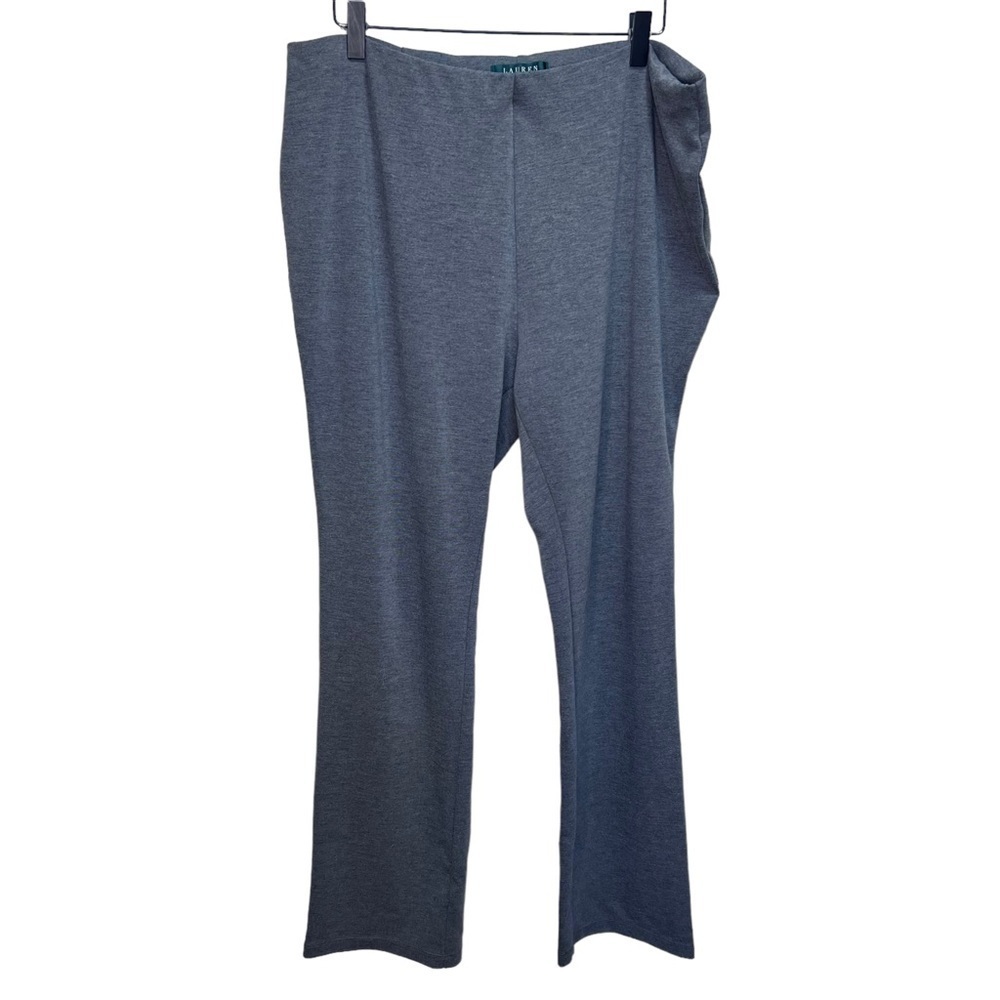 Lauren Ralph Lauren Grey Straight Leg Trousers Size 1x